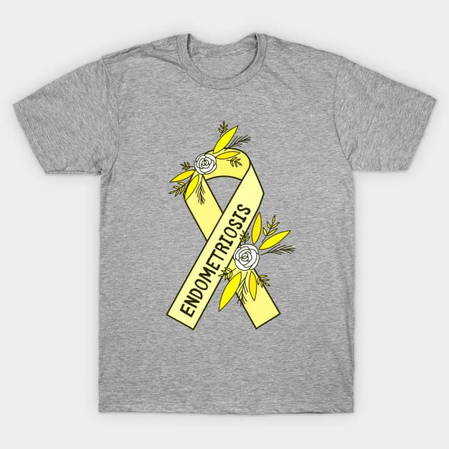 Endometriosis Awareness T-Shirt by Sloth Station